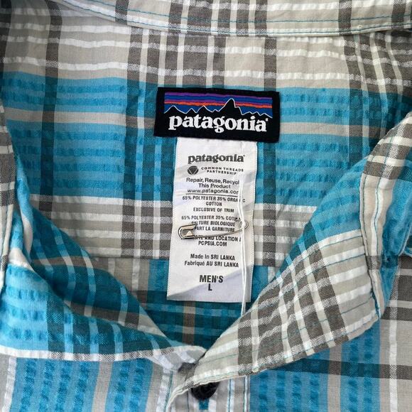 Patagonia Plaid Short Sleeve Shirt - Picture 4 of 4